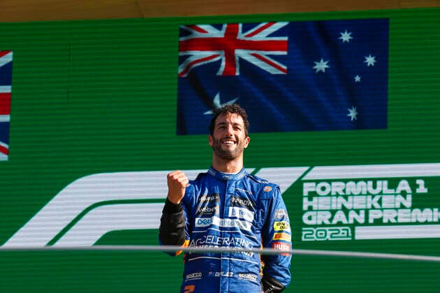 3 Daniel Ricciardo AUS, McLaren F1 Team , F1 Grand Prix of Italy at Autodromo Nazionale Monza on September 12, 2021 in Monza, Italy Photo by HOCH ZWEI Monza Italy