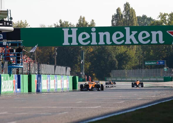 3 Daniel Ricciardo AUS, McLaren F1 Team , 4 Lando Norris GBR, McLaren F1 Team , F1 Grand Prix of Italy at Autodromo Nazionale Monza on September 12, 2021 in Monza, Italy Photo by HOCH ZWEI Monza Italy