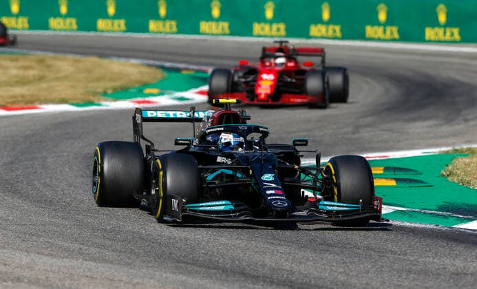 77 Valtteri Bottas FIN, Mercedes AMG Petronas F1 Team , F1 Grand Prix of Italy at Autodromo Nazionale Monza on September 12, 2021 in Monza, Italy Photo by HOCH ZWEI Monza Italy