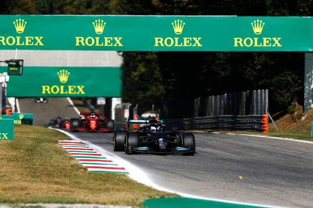 77 Valtteri Bottas FIN, Mercedes AMG Petronas F1 Team , F1 Grand Prix of Italy at Autodromo Nazionale Monza on September 12, 2021 in Monza, Italy Photo by HOCH ZWEI Monza Italy