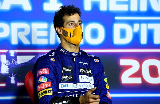 F1 Grand Prix of Italy 3 Daniel Ricciardo (AUS, McLaren F1 Team), F1 Grand Prix of Italy at Autodromo Nazionale Monza on September 12, 2021 in Monza, Italy. (Photo by Rudy Carezzevoli Getty Images FIA Pool via HOCH ZWEI) Monza Autodromo di Monza Italy Poolfoto HOCH ZWEI Pool Getty Images ,EDITORIAL USE ONLY
