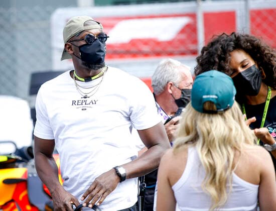 Usain Bolt, F1 Grand Prix of Italy at Autodromo Nazionale Monza on September 12, 2021 in Monza, Italy Photo by HOCH ZWEI Monza Italy