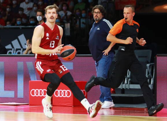 13 Andreas Obst FCBB Basketball, Magenta Sport Cup, FC Bayern Basketball Red Star Belgrade at Audi Dome on 12 09 2021, PHOTO Mladen Lackovic LakoPress