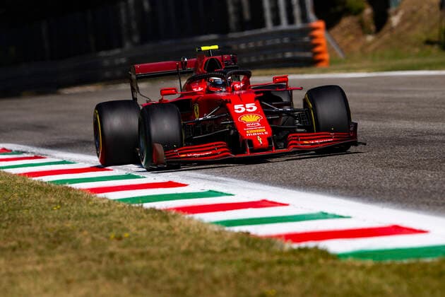 55 Carlos Sainz ESP, Scuderia Ferrari Mission Winnow , F1 Grand Prix of Italy at Autodromo Nazionale Monza on September 12, 2021 in Monza, Italy Photo by HOCH ZWEI Monza Italy