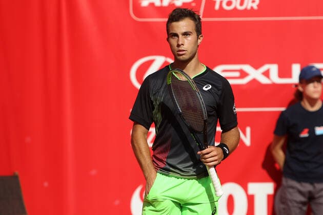 SZCZECIN, 14.09.2021 TURNIEJ TENISA ZIEMNEGO ATP, Tennis Herren CHALLENGER PEKAO SZCZECIN OPEN 2021 NZ HUGO GASTON FOT. KRZYSZTOF CICHOMSKI NEWSPIX.PL --- Newspix.pl  210914KCI010