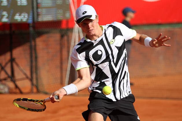 SZCZECIN, 14.09.2021 TURNIEJ TENISA ZIEMNEGO ATP, Tennis Herren CHALLENGER PEKAO SZCZECIN OPEN 2021 NZ JESPER DE JONG FOT. KRZYSZTOF CICHOMSKI NEWSPIX.PL --- Newspix.pl  210914KCI032