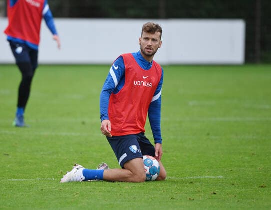Tom Weilandt VfL Bochum 15 09 2021, football GER, season 2021 2022, 1 Bundesliga, training VfL Bochum, , photo Maik Hölter TEAM2sportphoto Bochum Nordrhein Westfalen Germany Team2