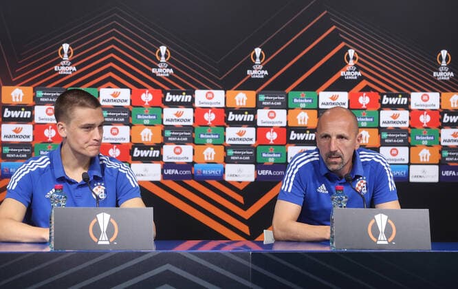 Football, EL, Dinamo Zagreb Press conference