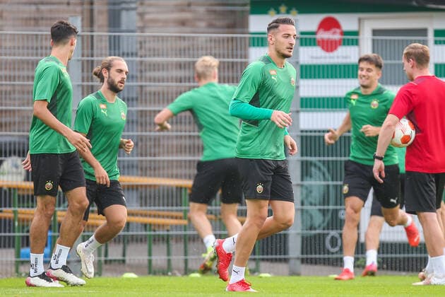 Football, EL, Rapid Vienna Training