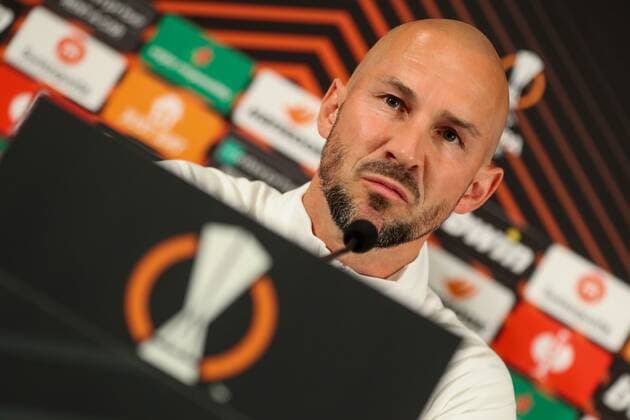 SOCCER - UEFA EL, Monaco vs Sturm MONACO,MONACO,15.SEP.21 - SOCCER - UEFA Europa League, group stage, AS Monaco vs SK Sturm Graz, preview, press conference, PK, Pressekonferenz Sturm. Image shows head coach Christian Ilzer (SK Sturm Graz).  GEPAxpictures xPhilippxBrem
