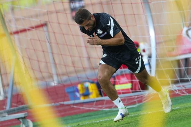 SOCCER - UEFA EL, Monaco vs Sturm MONACO,MONACO,15.SEP.21 - SOCCER - UEFA Europa League, group stage, AS Monaco vs SK Sturm Graz, preview, training Sturm. Image shows Andreas Kuen (Sturm).  GEPAxpictures xPhilippxBrem