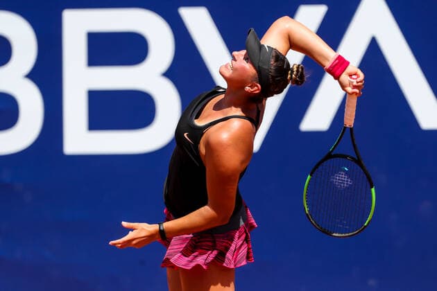 September 15, 2021, VALENCIA, VALENCIA, SPAIN: Ilona Georgiana of Romania in action against Ane Mintegi of Spain during the first round of the Open Internacional de Valencia, ITF World Tennis, celebrated at Sporting Tennis Valencia on september 14, 2021, in Valencia, Spain. VALENCIA SPAIN - ZUMAa181 20210915_zaa_a181_150 Copyright: xIvanxTerronx