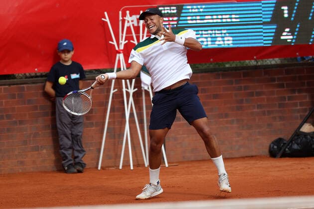 Tennis, ATP-Tunier in Stettin SZCZECIN, 16.09.2021 TURNIEJ TENISA ZIEMNEGO ATP, Tennis Herren CHALLENGER PEKAO SZCZECIN OPEN 2021 TENNIS NZ JAY CLARKE FOT. KRZYSZTOF CICHOMSKI NEWSPIX.PL --- Newspix.pl  210916KCI038