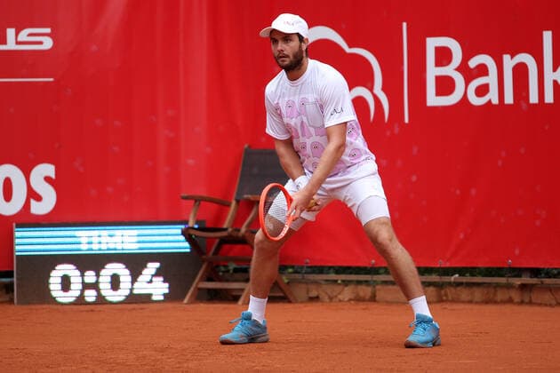 Tennis, ATP-Tunier in Stettin SZCZECIN, 16.09.2021 TURNIEJ TENISA ZIEMNEGO ATP, Tennis Herren CHALLENGER PEKAO SZCZECIN OPEN 2021 TENNIS NZ MARCO TRUNGELLITI FOT. KRZYSZTOF CICHOMSKI NEWSPIX.PL --- Newspix.pl  210916KCI051