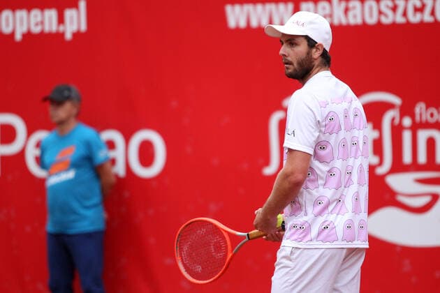 Tennis, ATP-Tunier in Stettin SZCZECIN, 16.09.2021 TURNIEJ TENISA ZIEMNEGO ATP, Tennis Herren CHALLENGER PEKAO SZCZECIN OPEN 2021 TENNIS NZ MARCO TRUNGELLITI FOT. KRZYSZTOF CICHOMSKI NEWSPIX.PL --- Newspix.pl  210916KCI056
