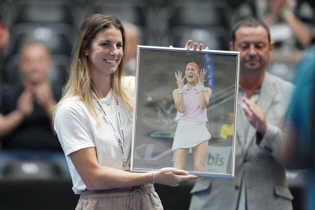 Tennis WTA Tournament Luxembourg BGLBNPParibas Open 2021, 16 09 2021, Tennis WTA Tournament Luxembourg, BGLBNPParibas Open 2021, BGL BNP Paribas Open, 2021, Luxembourg, Kockelscheuer, CK Sportcenter, Final vl Farewell to Mandy Minella Luxembourg, Luxembourg, LUX who ends her career.