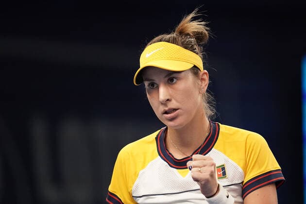 Tennis WTA Tournament Luxembourg BGLBNPParibas Open 2021, 16 09 2021, Tennis WTA Tournament Luxembourg, BGLBNPParibas Open 2021, BGL BNP Paribas Open, 2021, Luxembourg, Kockelscheuer, CK Sportcenter, Final vl Belinda Bencic SUI Switzerland, Suisse, SUI number 1 of the seed list