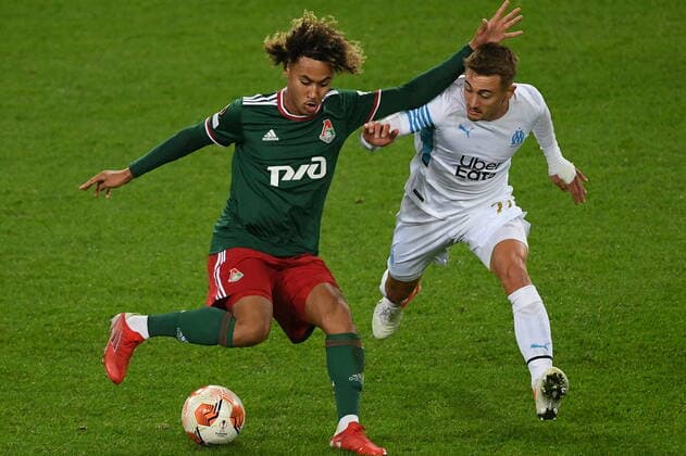 Football, EL, Lokomotive Moscow - Olympique Marseille