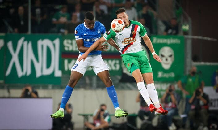 Football, EL, Rapid Vienna - KRC Genk