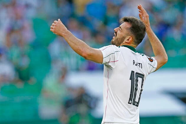 ESP: Real Betis-Celtic. UEFA Europa League Albian Ajeti of Celtic FC during the UEFA Europa League match between Real Betis and Celtic played at Benito Villamarin Stadium on September 16, 2021 in Sevilla, Spain. kpng Copyright: xAntonioxPozox xPRESSINPHOTOx AP_210916_012