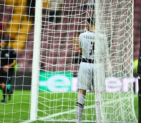Goalkeeper Thomas Strakosha of Lazio during the UEFA Europa League Group E match between Galatasaray and Lazio at Turk Telekom Stadium in Istanbul , Turkey on September 16, 2021. 