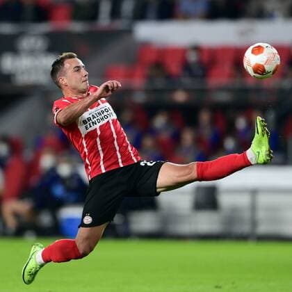 Bilder des Jahres 2021, Sport 09 September Sport Themen der Woche KW37 Sport Bilder des Tages EINDHOVEN - Mario Gotze of PSV Eindhoven during the UEFA Europa League match between PSV Eindhoven and Real Sociedad at Phillips Stadium on September 16, 2021 in Eindhoven, Netherlands. ANP OLAF KRAAK UEFA Europa League 2021 2022 xVIxANPxSportx xxANPxIVx *** EINDHOVEN Mario Gotze of PSV Eindhoven during the UEFA Europa League match between PSV Eindhoven and Real Sociedad at Phillips Stadium on September 16, 2021 in Eindhoven, Netherlands ANP OLAF KRAAK UEFA Europa League 2021 2022 xVIxANPxSportx xxANPxIVx 437644331