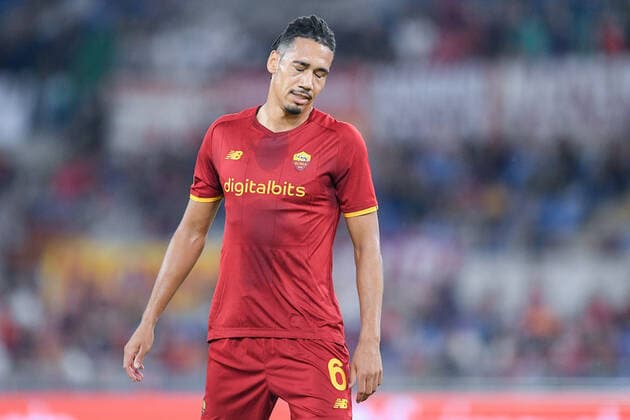 AS Roma v CSKA Sofia - UEFA Conference League Chris Smalling of AS Roma looks dejected during the UEFA Conference League group C match between AS Roma and AS Roma at Stadio Olimpico, Rome, Italy on 16 September 2021. Roma Roma Italy maffia-asromavc210916_npa0v  Copyright: xGiuseppexMaffiax