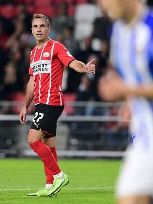 EINDHOVEN Mario Gotze of PSV Eindhoven during the UEFA Europa League match between PSV Eindhoven and Real Sociedad at Phillips Stadium on September 16, 2021 in Eindhoven, Netherlands ANP OLAF KRAAK UEFA Europa League 2021 2022 xVIxANPxSportx xxANPxIVx 437646864