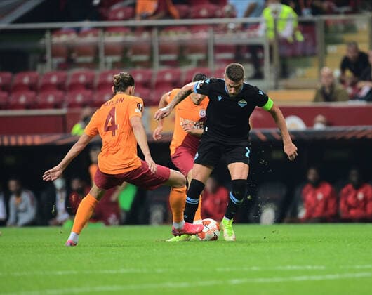 Sergej Milinkovic-Savic of Lazio during the UEFA Europa League Group E match between Galatasaray and Lazio at Turk Telekom Stadium in Istanbul , Turkey on September 16, 2021. 