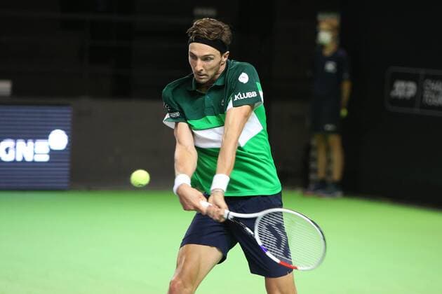 Arthur Rinderknech of France 8eme Finale during the Open de Rennes tournament on September 16, 2021 at Open Blot Rennes in Rennes, France - TENNIS : Open de Rennes 2021 - 16 09 2021 LAURENTLairys PANORAMIC  20210507558