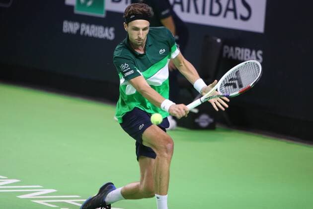 Arthur Rinderknech of France 8eme Finale during the Open de Rennes tournament on September 16, 2021 at Open Blot Rennes in Rennes, France - TENNIS : Open de Rennes 2021 - 16 09 2021 LAURENTLairys PANORAMIC  20210507558