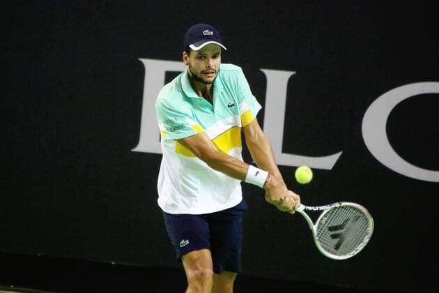 Tennis, ATP Challenger Turnier in Rennes GrÃ goire Barrere of France 8eme Finale during the Open de Rennes tournament on September 16, 2021 at Open Blot Rennes in Rennes, France - TENNIS : Open de Rennes 2021 - 16 09 2021 LAURENTLairys PANORAMIC  20210507558
