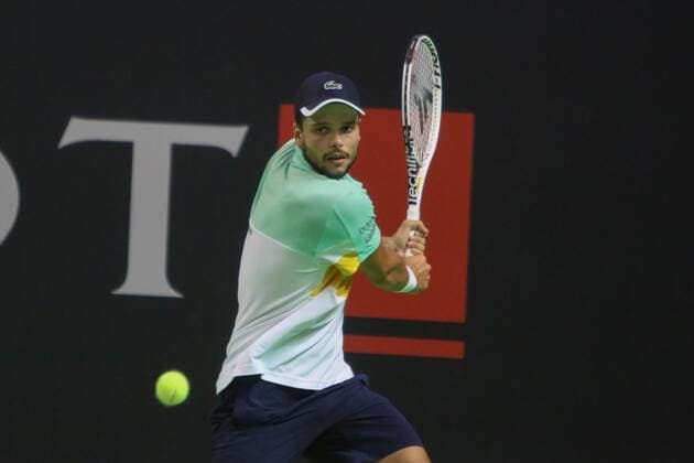 GrÃ goire Barrere of France 8eme Finale during the Open de Rennes tournament on September 16, 2021 at Open Blot Rennes in Rennes, France - TENNIS : Open de Rennes 2021 - 16 09 2021 LAURENTLairys PANORAMIC  20210507558