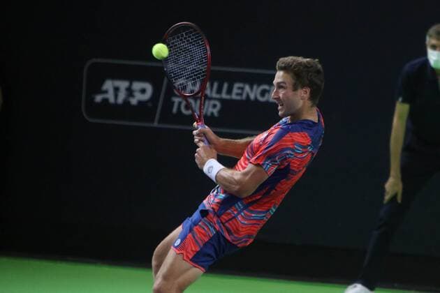 Liam Broady of United Kingdom 8eme Finale during the Open de Rennes tournament on September 16, 2021 at Open Blot Rennes in Rennes, France - TENNIS : Open de Rennes 2021 - 16 09 2021 LAURENTLairys PANORAMIC  20210507558