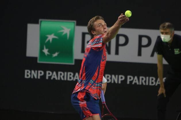Tennis, ATP Challenger Turnier in Rennes Liam Broady of United Kingdom 8eme Finale during the Open de Rennes tournament on September 16, 2021 at Open Blot Rennes in Rennes, France - TENNIS : Open de Rennes 2021 - 16 09 2021 LAURENTLairys PANORAMIC  20210507558