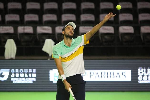 GrÃ goire Barrere of France 8eme Finale during the Open de Rennes tournament on September 16, 2021 at Open Blot Rennes in Rennes, France - Photo Laurent Lairys PANORAMIC TENNIS : Open de Rennes 2021 - 16 09 2021 LAURENTLairys PANORAMIC  20210507558