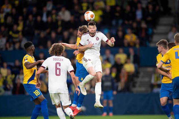Europa League match in group A between Broendby IF and Sparta Prague, at Broendby Stadion on Thursday 16 September 2021,  Copyright: THOMASxSJOERUPx cop101 spdk20210916-232307-L