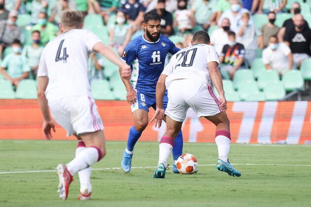 Real Betis v Celtic FC: Group G - UEFA Europa League Nabil Fekir of Real Betis during the UEFA Europa League Group G stage match between Real Betis and Celtic FC at Benito Villamarin Stadium on September 16, 2021 in Seville, Spain. . Seville Seville Spain daximages-realbeti210916_npvN2  Copyright: xDAXxImagesx