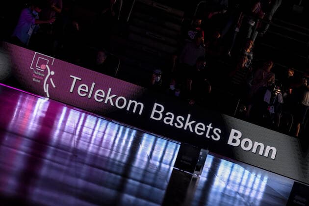 Test match, Telekom Baskets Bonn vs Basketball Löwen Braunschweig, 17 09 2021 gang Telekom Baskets, test match, Telekom Baskets Bonn vs Basketball Löwen Braunschweig on 17 09 2021 at Telekom Dome Bonn, Bonn North Rhine Westphalia Copyright: xBEAUTIFULxSPORTS Mueller-Laschetx