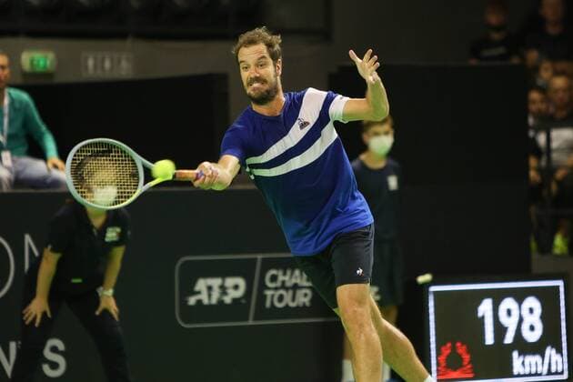 Richard Gasquet of France 1 2 Finale during the Open de Rennes tournament on September 18, 2021 at Open Blot Rennes in Rennes, France TENNIS : Open de Rennes - 1 2 - 18 09 2021 LaurentLayris Panoramic  20210507558