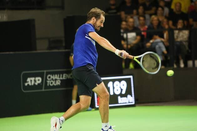 Richard Gasquet of France 1 2 Finale during the Open de Rennes tournament on September 18, 2021 at Open Blot Rennes in Rennes, France TENNIS : Open de Rennes - 1 2 - 18 09 2021 LaurentLayris Panoramic  20210507558
