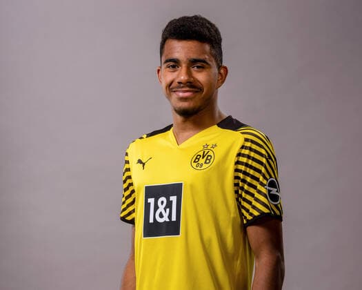 Ansgar Knauff; Borussia Dortmund; 1.BL, Porträttermin 2021 2022 Foto: BVB A.Simoes via TEAM2sportphoto Borussia Dortmund Porträt 2021 2022 Team2