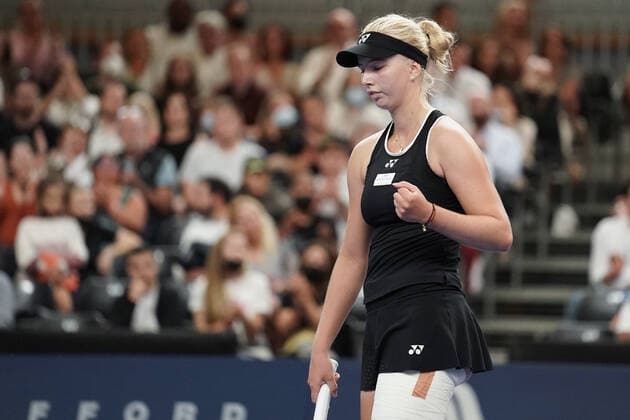 Tennis WTA Tournament Luxembourg BGLBNPParibas Open 2021, 19 09 2021, Tennis WTA Tournament Luxembourg, BGLBNPParibas Open 2021, BGL BNP Paribas Open, 2021, Luxembourg, Kockelscheuer, CK Sportcenter, final, singles, final womens singles vl Clara Tauson Daenemark, Denmark, DEN jubel, jubel