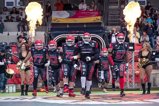 GFL German Football League I sharkwater GFL Play Off Quarterfinals Potsdam Royals vs Munich Cowboys 19 09 2021 GFL German Football League Potsdam Royals Munich Cowboys , 19 09 2021 Copyright: xBEAUTIFULxSPORTS NicolxMarschallx