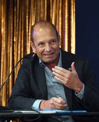 Basketball, men, 2021 2022 season, Alba Berlin, season opening press conference, CEO Marco Baldi Alba Berlin , 21 09 2021, Copyright: xSebastianxRäppold MatthiasxKochx