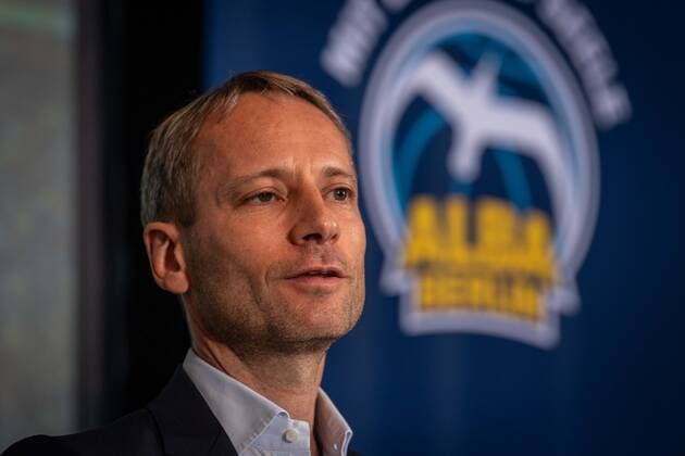 Basketball Berlin 21 09 2021 Season 2021 2022 Alba Berlin Season Press Conference Axel Schweitzer Chairman of the Supervisory Board