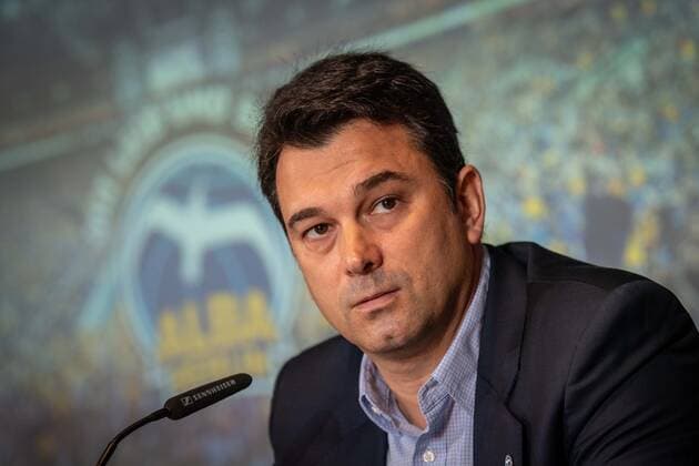 Basketball Berlin 21 09 2021 season 2021 2022 Alba Berlin season press conference Israel Gonzalez Alba Berlin, coach