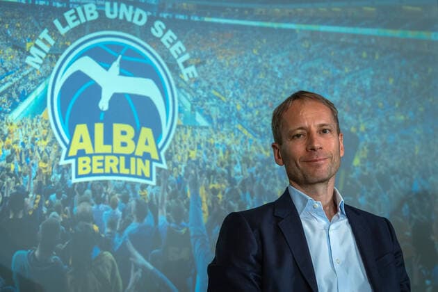 Basketball Berlin 21 09 2021 1 Bundesliga BBL Euroleague Season 2021 2022 Alba Berlin Season Press Conference Axel Schweitzer Chairman of the Supervisory Board and President