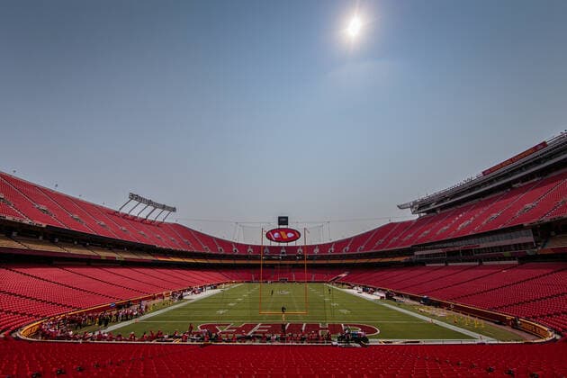 Football, Copa America 2024, sports facilities, GEHA Field at Arrowhead Stadium in Kansas