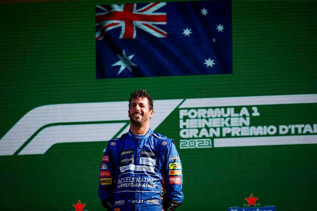 3 Daniel Ricciardo AUS, McLaren F1 Team , F1 Grand Prix of Italy at Autodromo Nazionale Monza on September 12, 2021 in Monza, Italy Photo by HOCH ZWEI Monza Italy